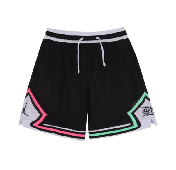 Jordan Dri-FIT Diamond Shorts – Black/White Neon