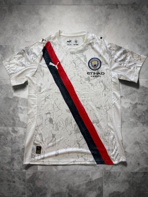 Manchester City White Shirt with shorts (Fan Version)