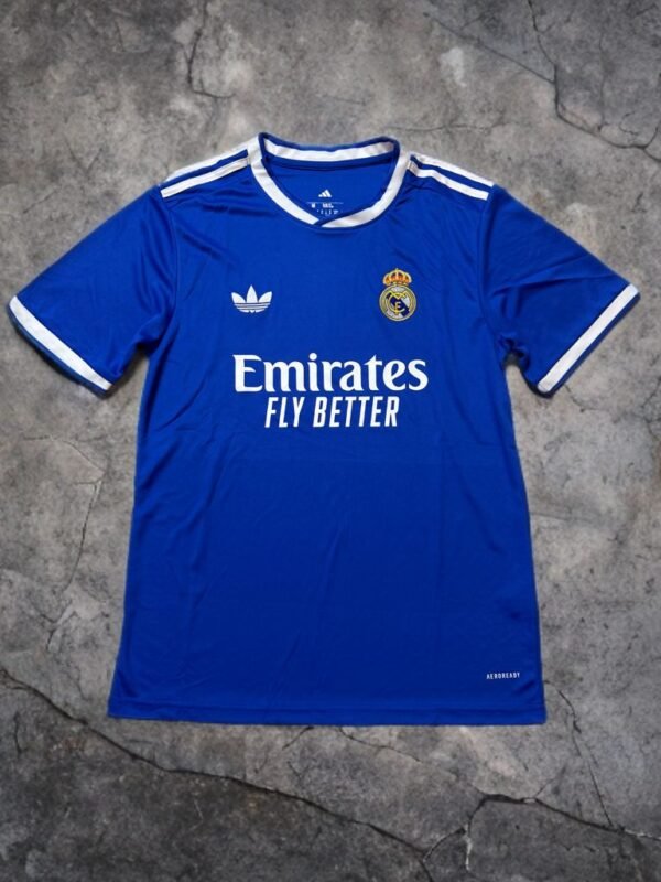 Real Madrid Blue Shirt with shorts (Fan Version)