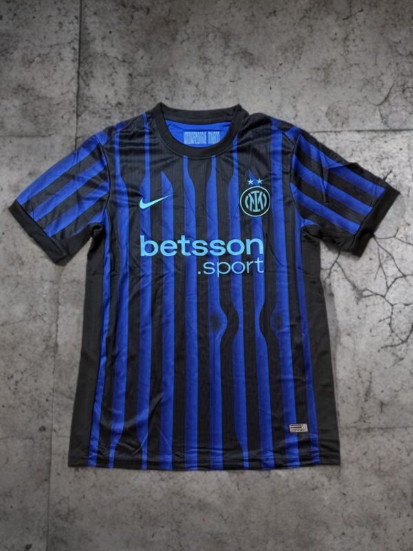 Inter Milan Black and Blue Shirt with Shorts (Fan Version)