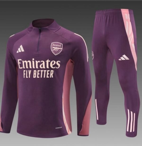 Arsenal Purple Training Suit with Pants