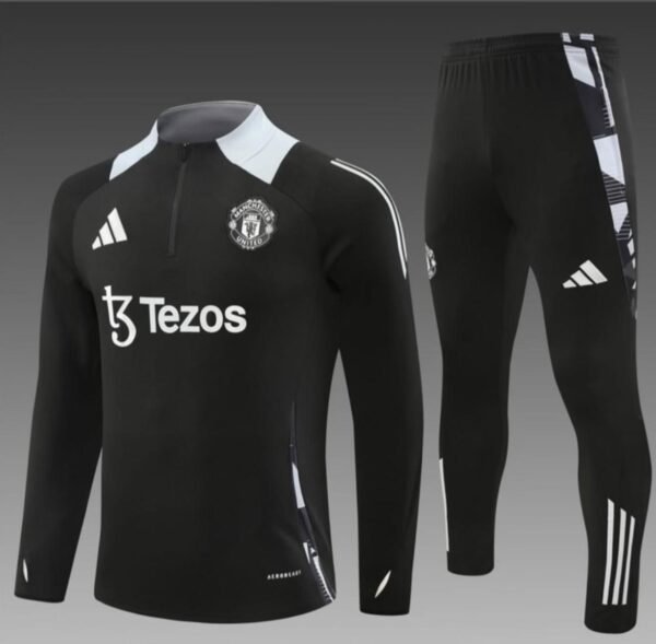 Manchester United Black Training Suit with Pants