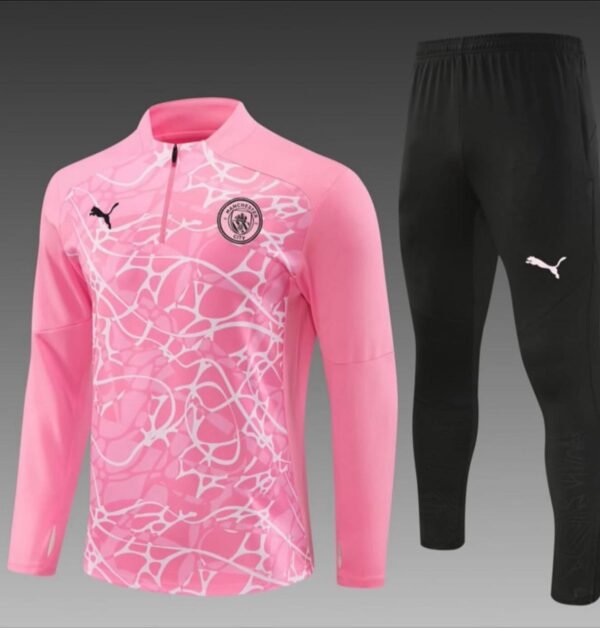 Manchester City Pink Training Suit with Pants