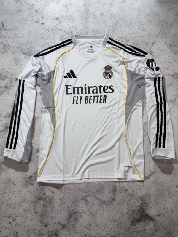 Madrid 2024/2025 Fan Version Football Shirt – Long Sleeves