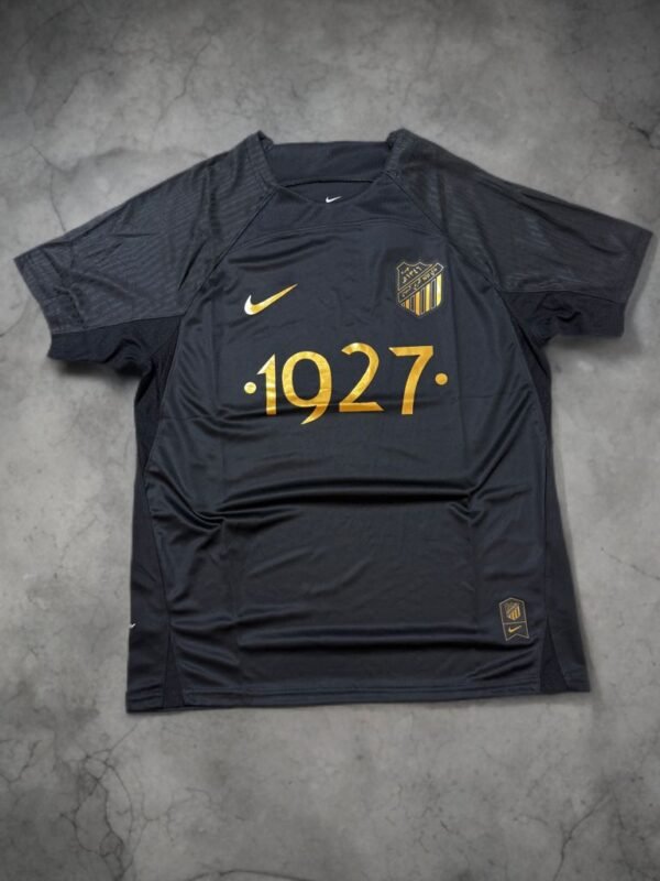 Al-Ittihad 2024/2025 Fan Version Football Shirt (Dark)– Short Sleeves