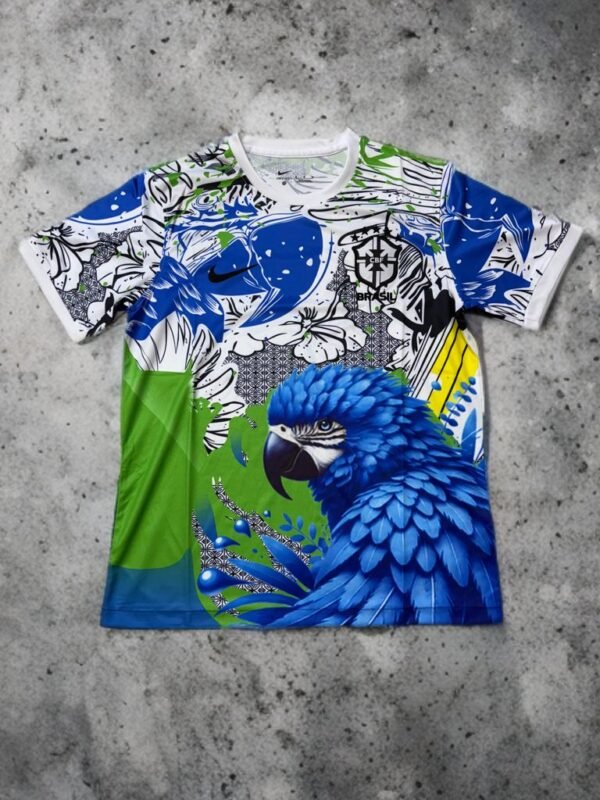 Brazil National Team Parrot Graphic Jersey