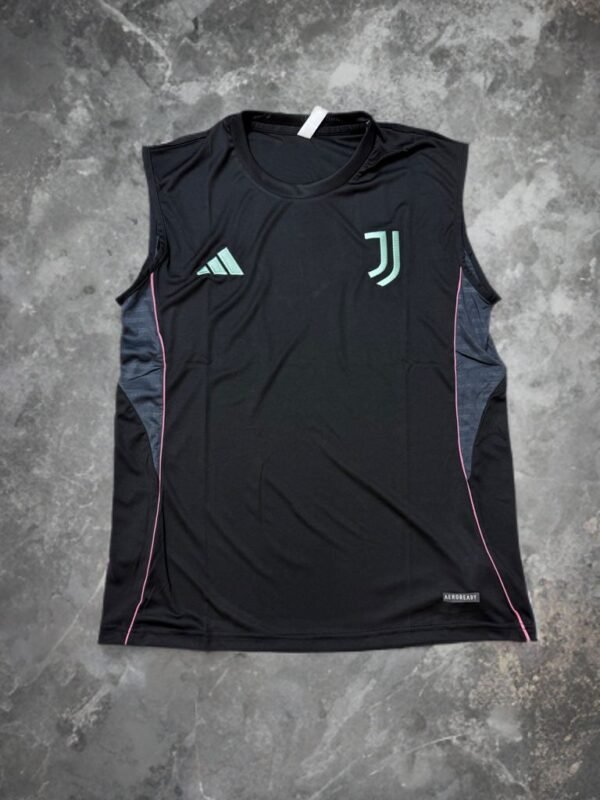 Juventus Black Sleeveless Training Shirt