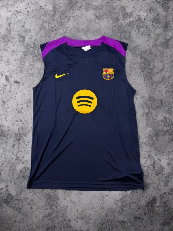 FC Barcelona Navy Training Sleeveless Shirt