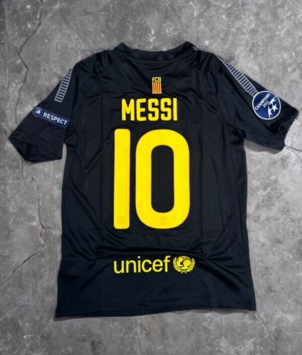 MESSI BARCELONA BLACK JERSEY [ID: H 2] - Image 2