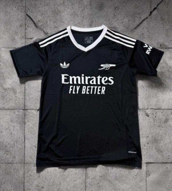 ARSENAL BLACK THIRD JERSEY  [ID: A 3]