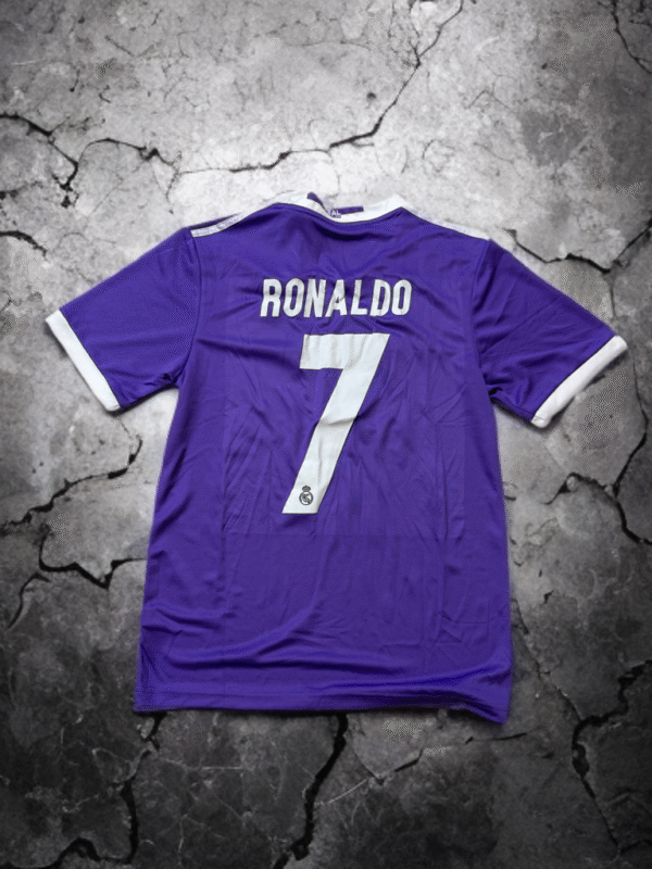 REAL MADRID PURPLE KIT With Shorts [ID: a 4] - Image 2